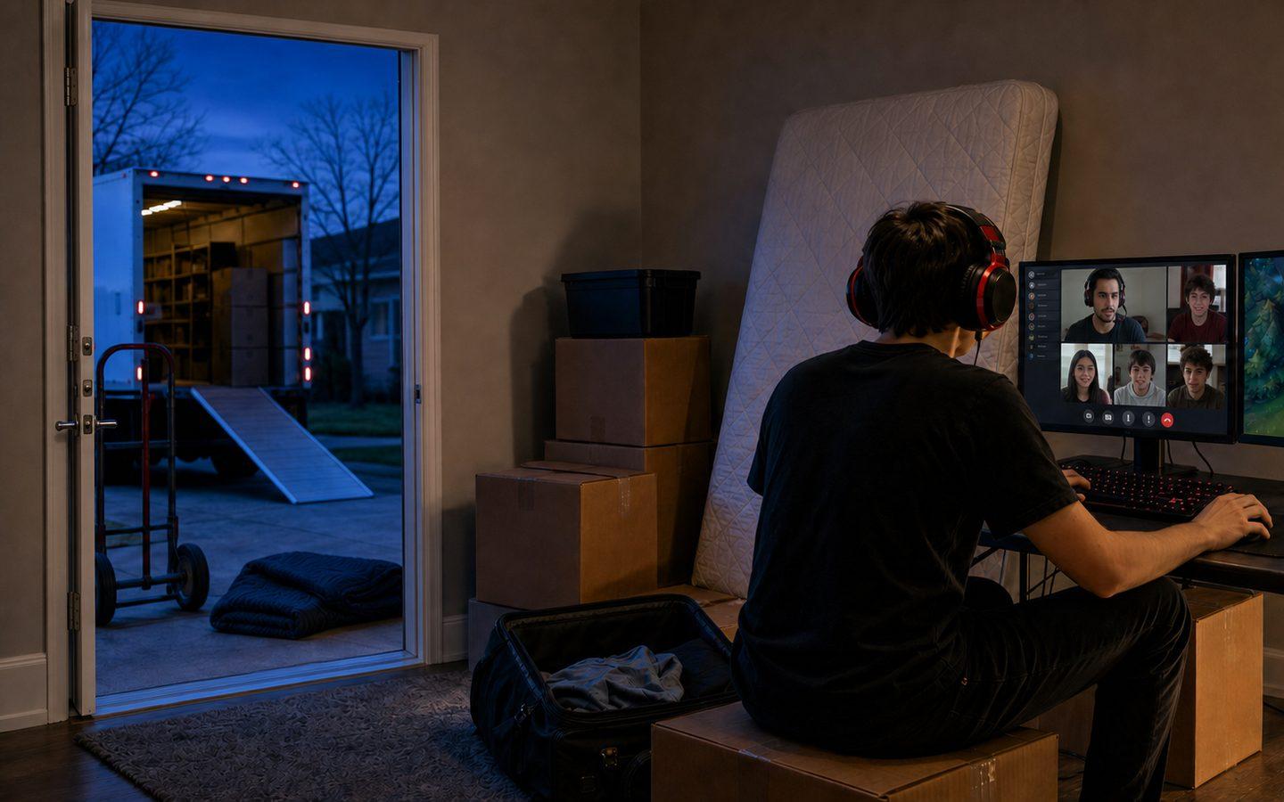 Every move wiped their friend map. Gaming was the community that traveled.